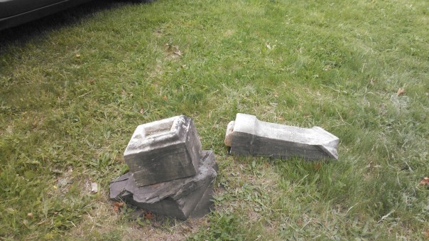 Obelisk as found memorial day 2015
